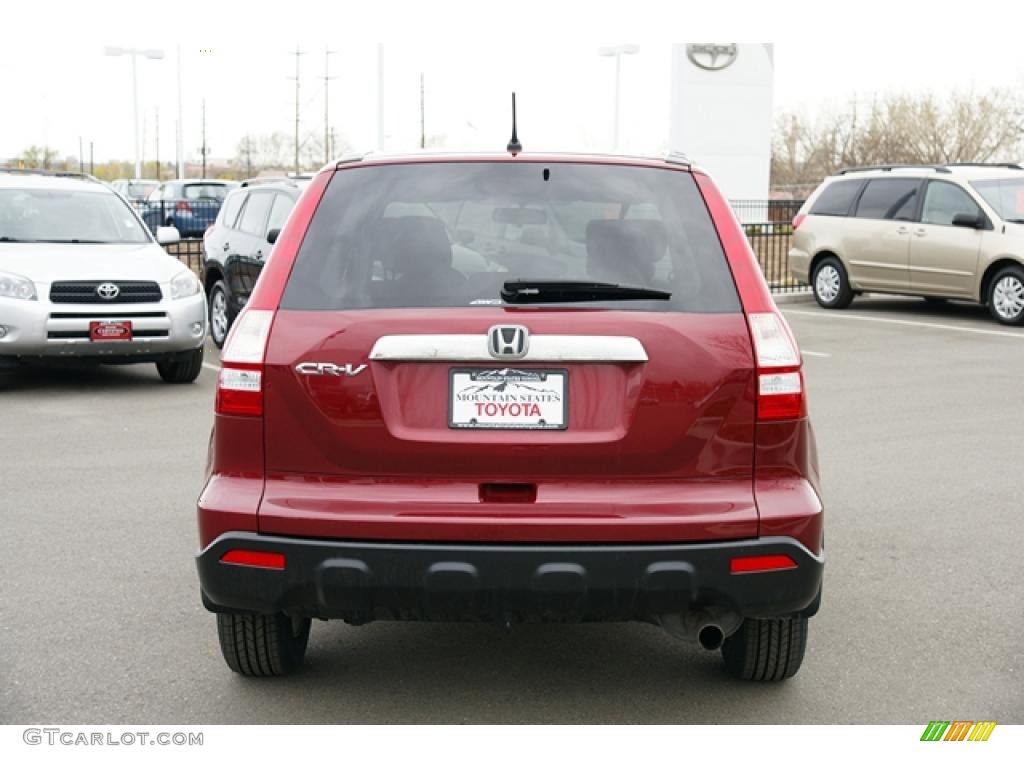 2008 CR-V EX 4WD - Tango Red Pearl / Gray photo #3