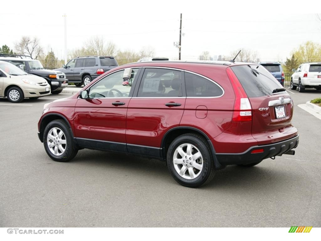 2008 CR-V EX 4WD - Tango Red Pearl / Gray photo #4