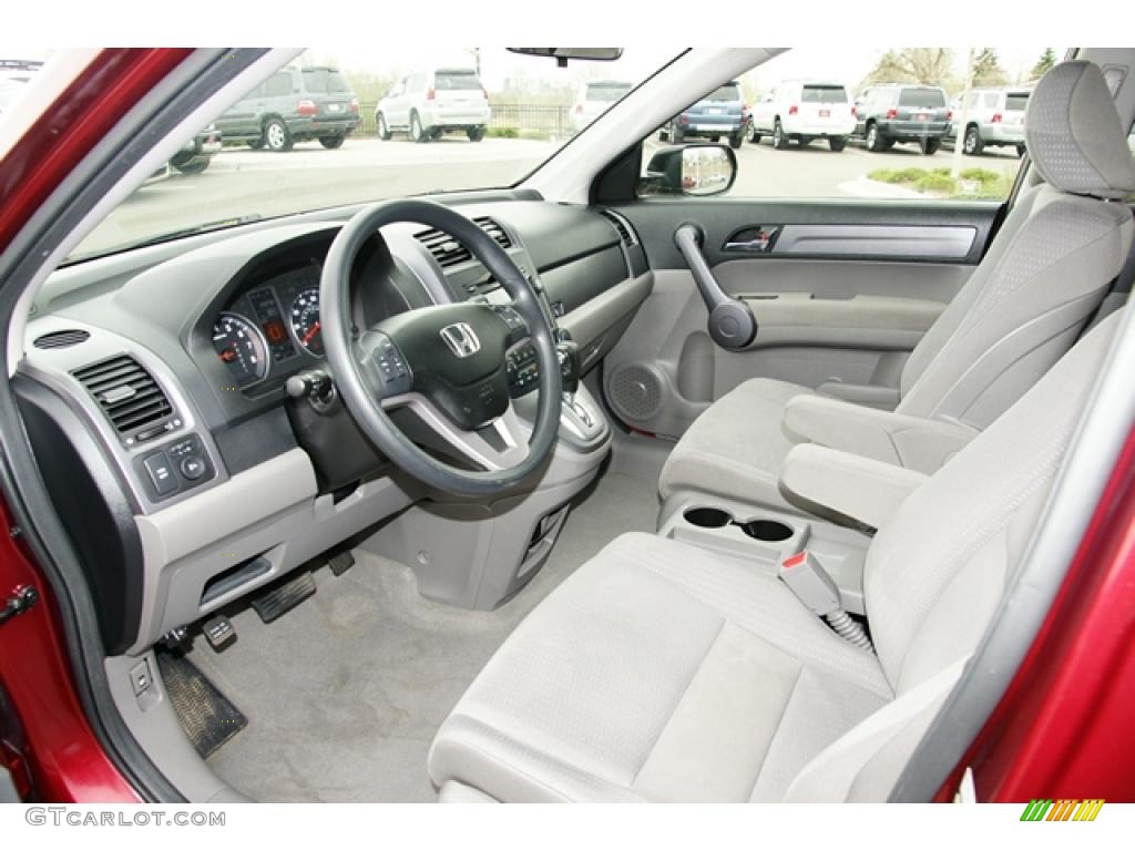 2008 CR-V EX 4WD - Tango Red Pearl / Gray photo #8