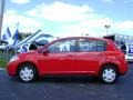 2009 Red Alert Nissan Versa 1.8 S Hatchback  photo #2