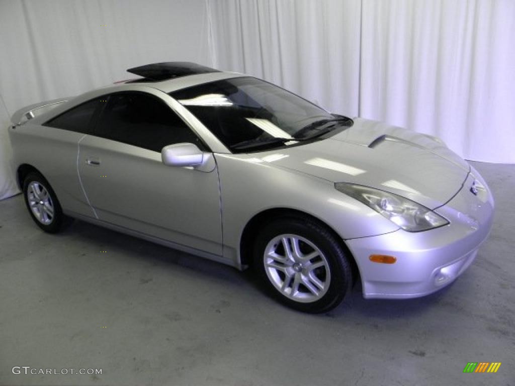 2000 Celica GT - Liquid Silver Metallic / Black photo #1