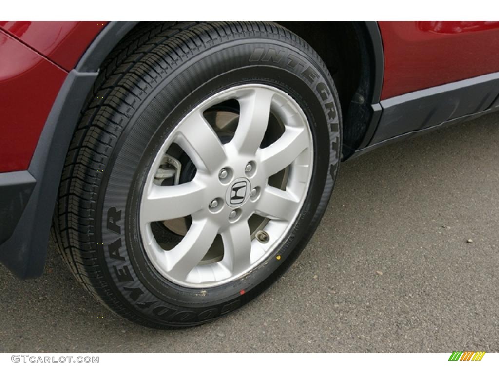 2008 CR-V EX 4WD - Tango Red Pearl / Gray photo #35