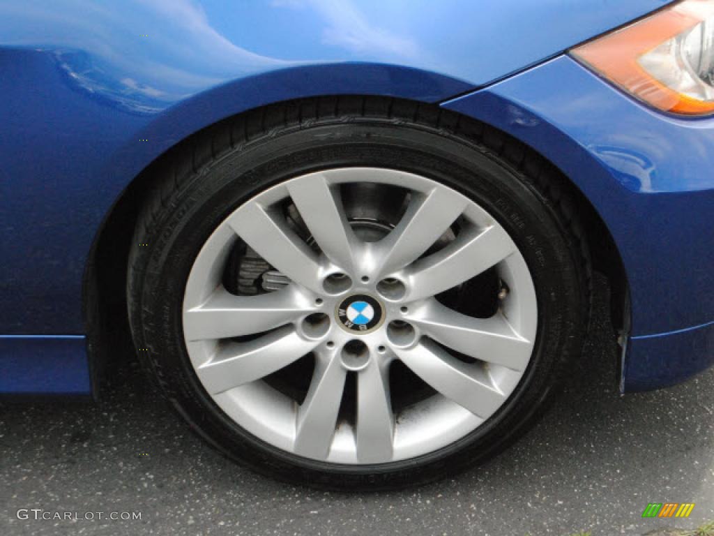 2007 3 Series 328i Sedan - Montego Blue Metallic / Grey photo #3