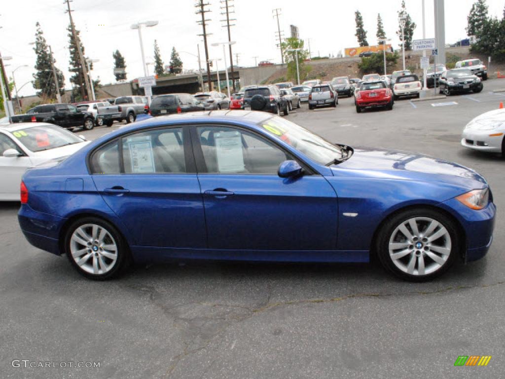 2007 3 Series 328i Sedan - Montego Blue Metallic / Grey photo #4