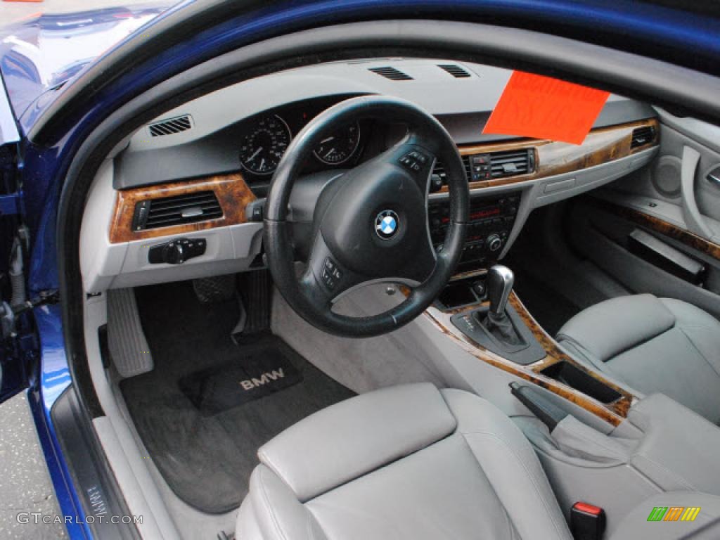 2007 3 Series 328i Sedan - Montego Blue Metallic / Grey photo #16