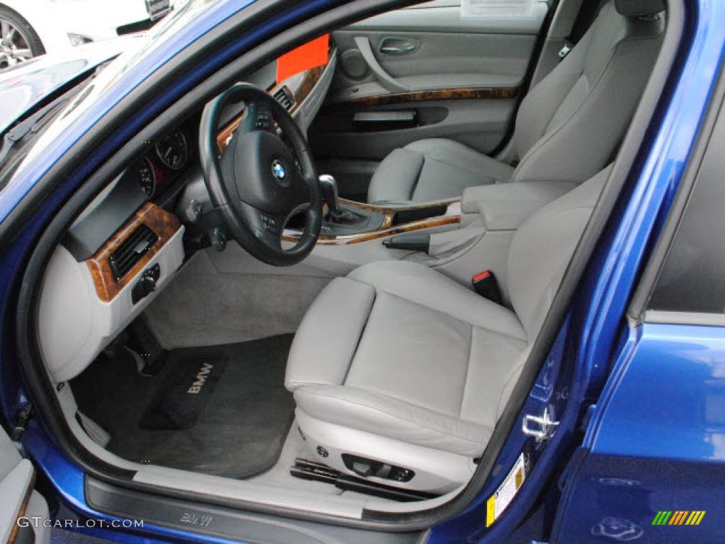 2007 3 Series 328i Sedan - Montego Blue Metallic / Grey photo #17
