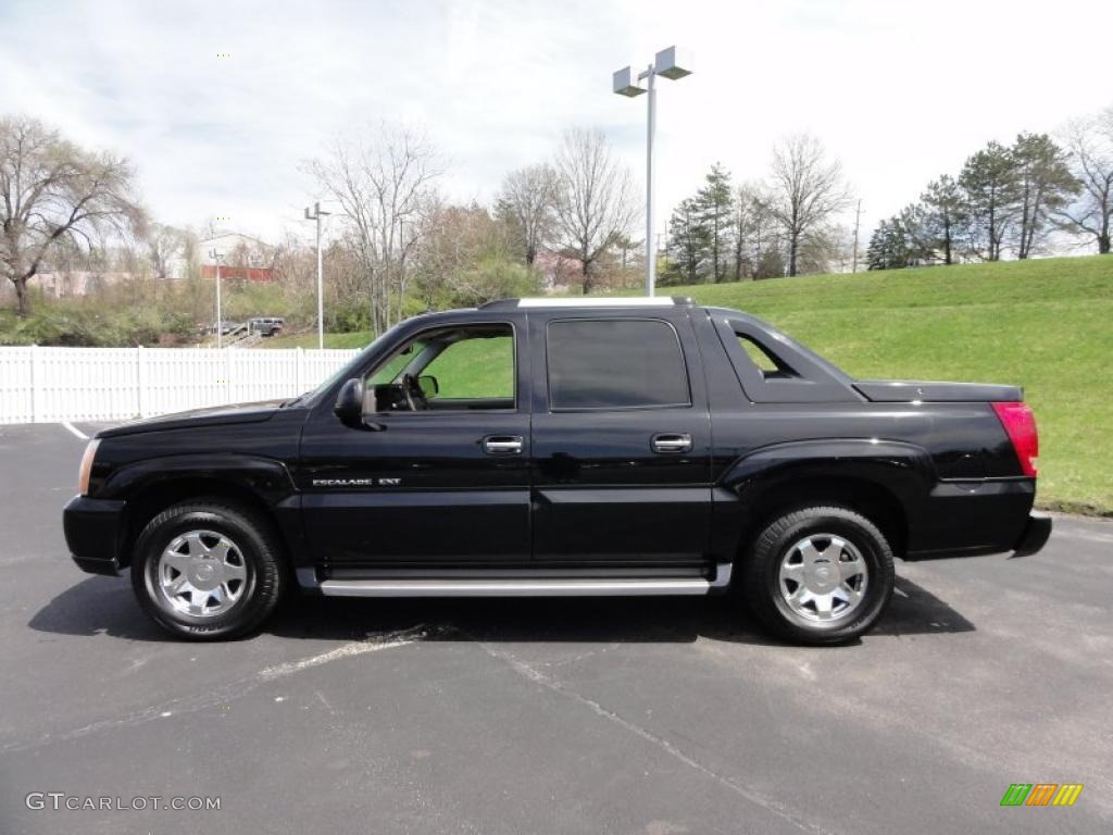 Sable Black 2003 Cadillac Escalade EXT AWD Exterior Photo #48055712