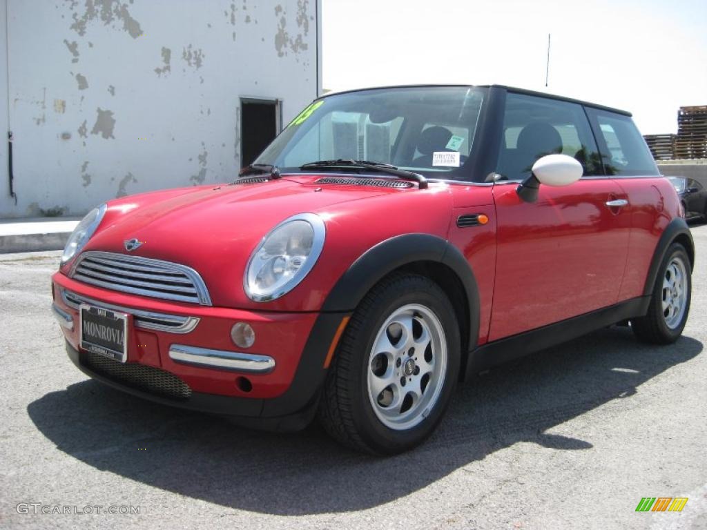 2003 Cooper Hardtop - Chili Red / Panther Black photo #1