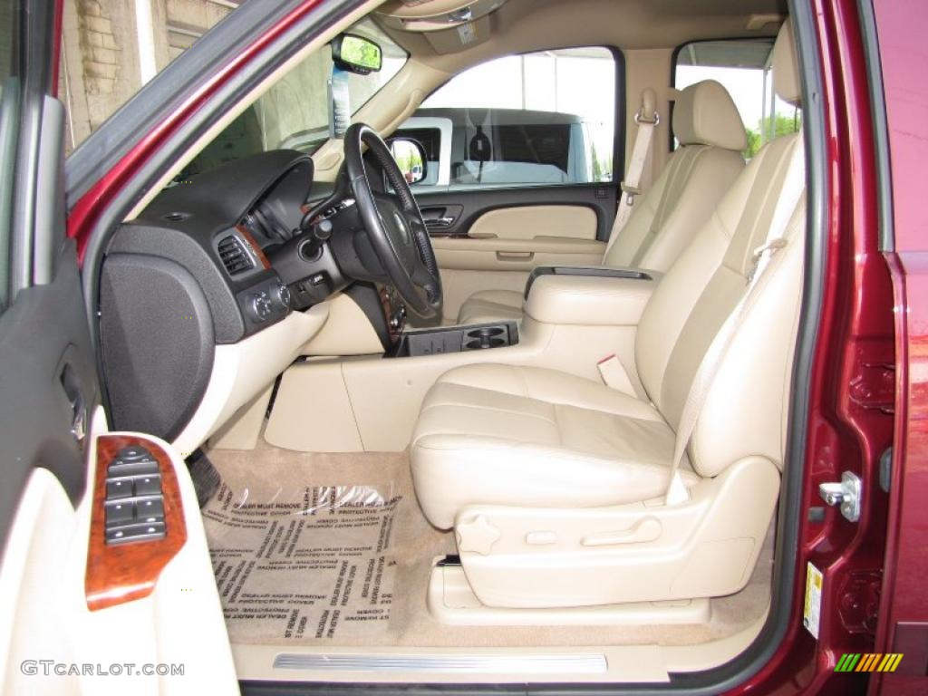 Ebony/Light Cashmere Interior 2008 Chevrolet Avalanche LTZ 4x4 Photo #48055907