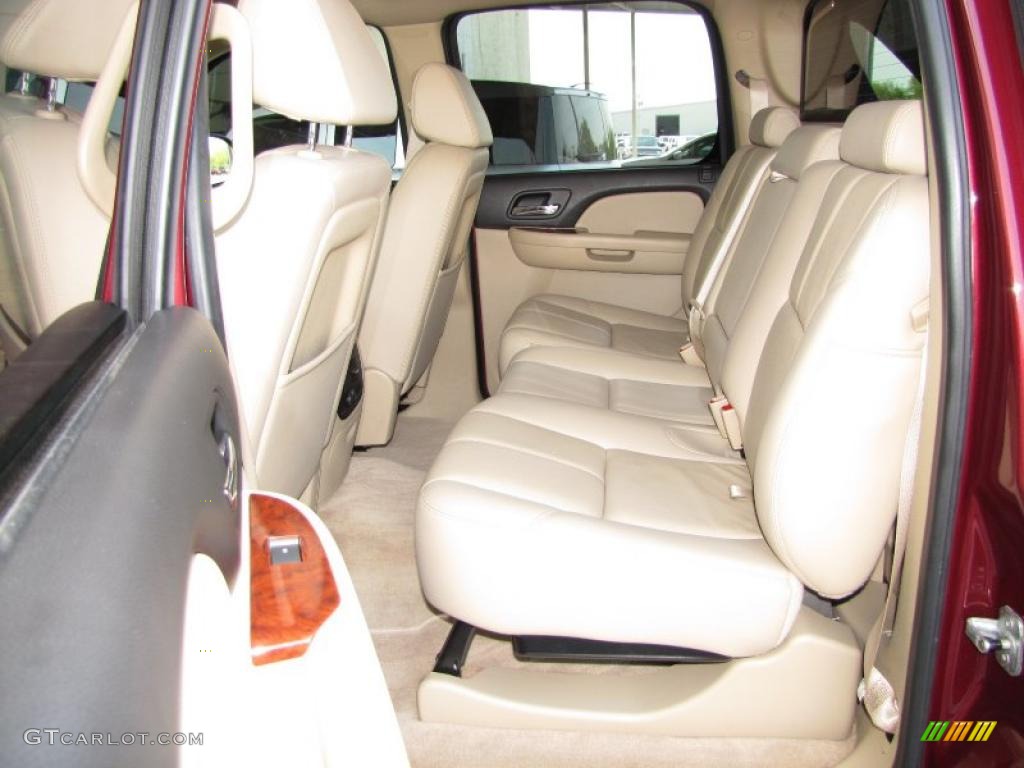 Ebony/Light Cashmere Interior 2008 Chevrolet Avalanche LTZ 4x4 Photo #48055943