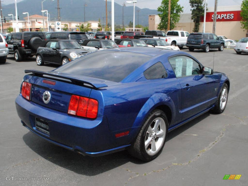 2006 Mustang GT Premium Coupe - Vista Blue Metallic / Black photo #6