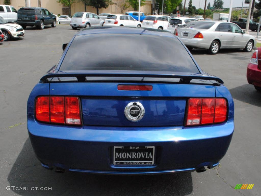2006 Mustang GT Premium Coupe - Vista Blue Metallic / Black photo #7
