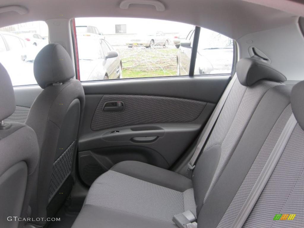 2009 Rio Rio5 LX Hatchback - Tropical Red / Gray photo #8