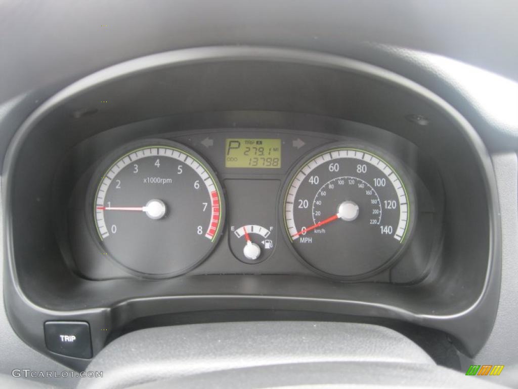 2009 Kia Rio Rio5 LX Hatchback Gauges Photo #48057034