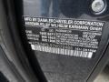 2007 Chrysler Crossfire Limited Roadster Info Tag