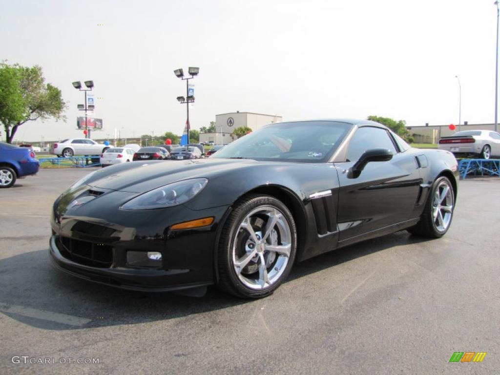 Black 2010 Chevrolet Corvette Grand Sport Coupe Exterior Photo #48057596