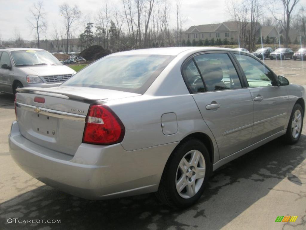 2006 Malibu LT V6 Sedan - Silverstone Metallic / Ebony Black photo #2