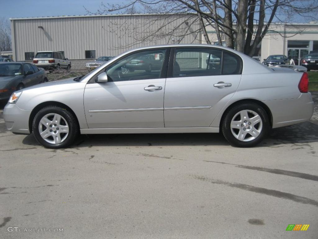 2006 Malibu LT V6 Sedan - Silverstone Metallic / Ebony Black photo #13