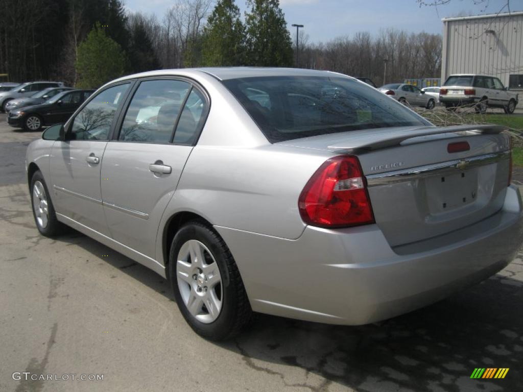 2006 Malibu LT V6 Sedan - Silverstone Metallic / Ebony Black photo #14