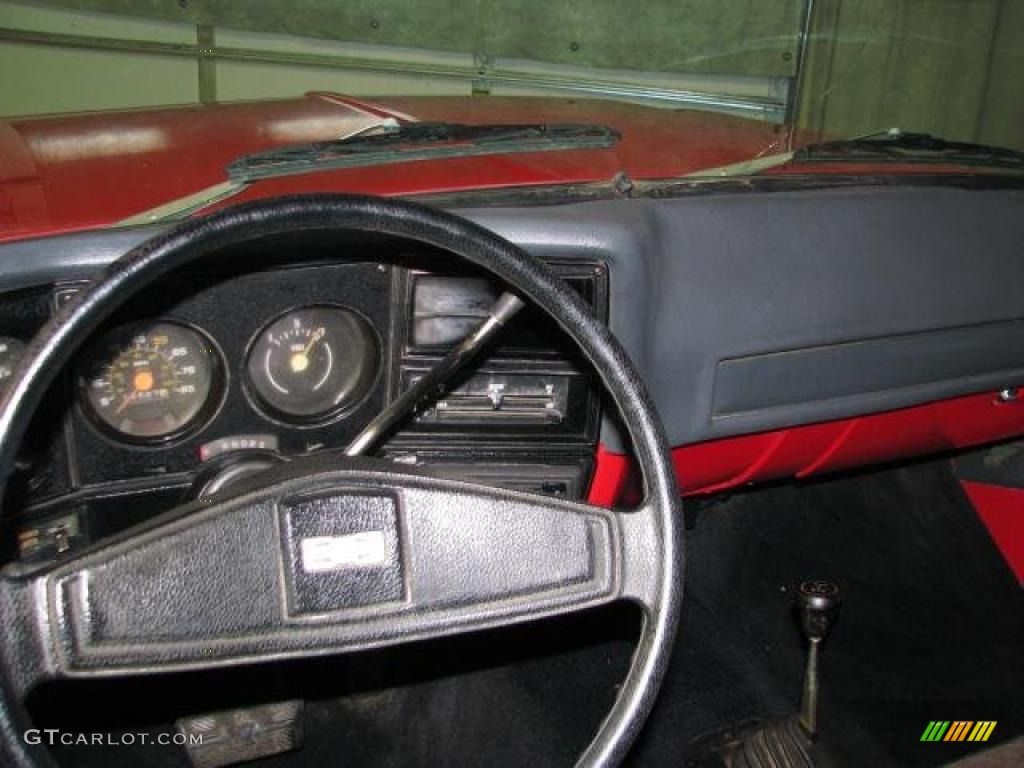 1977 Chevrolet C/K C10 Scottsdale Regular Cab Black Dashboard Photo #48059036