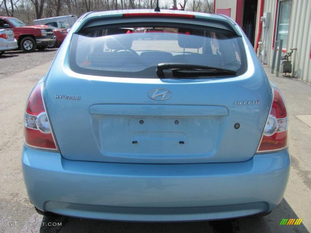 2010 Accent GS 3 Door - Ice Blue / Gray photo #9