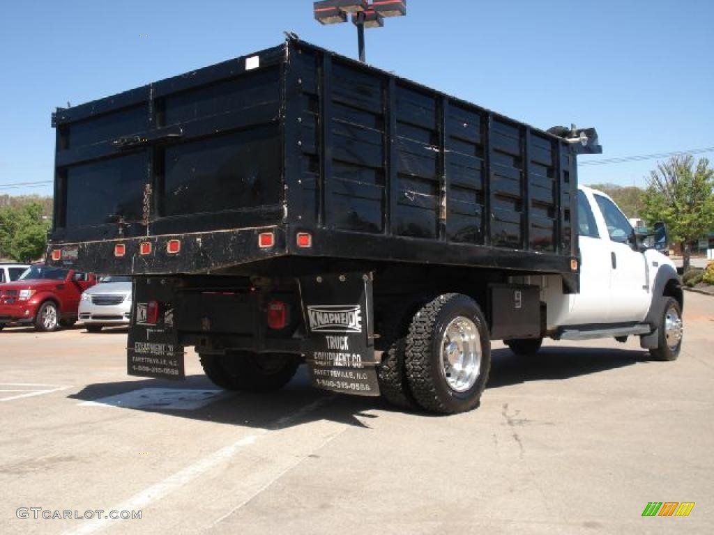Oxford White 2006 Ford F550 Super Duty XL Crew Cab Dump Truck Exterior Photo #48060080