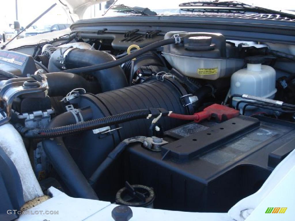 2006 Ford F550 Super Duty XL Crew Cab Dump Truck Engine Photos