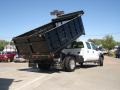  2006 F550 Super Duty XL Crew Cab Dump Truck Oxford White