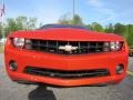 2011 Inferno Orange Metallic Chevrolet Camaro LS Coupe  photo #2