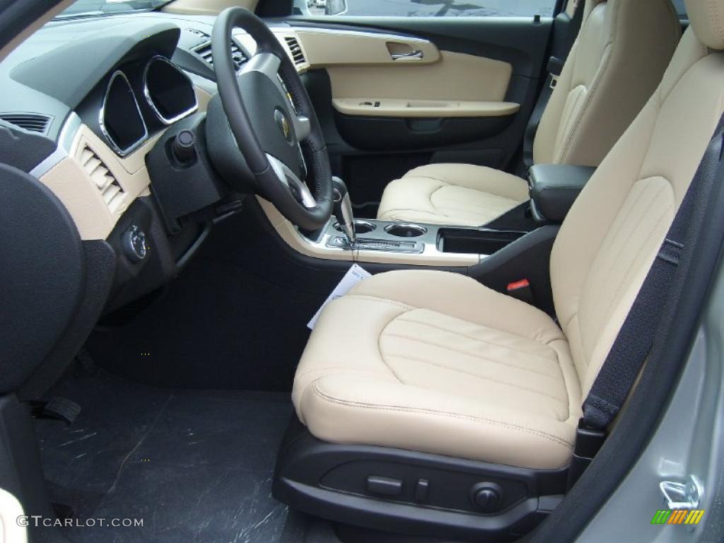 Cashmere/Ebony Interior 2011 Chevrolet Traverse LTZ AWD Photo #48062327