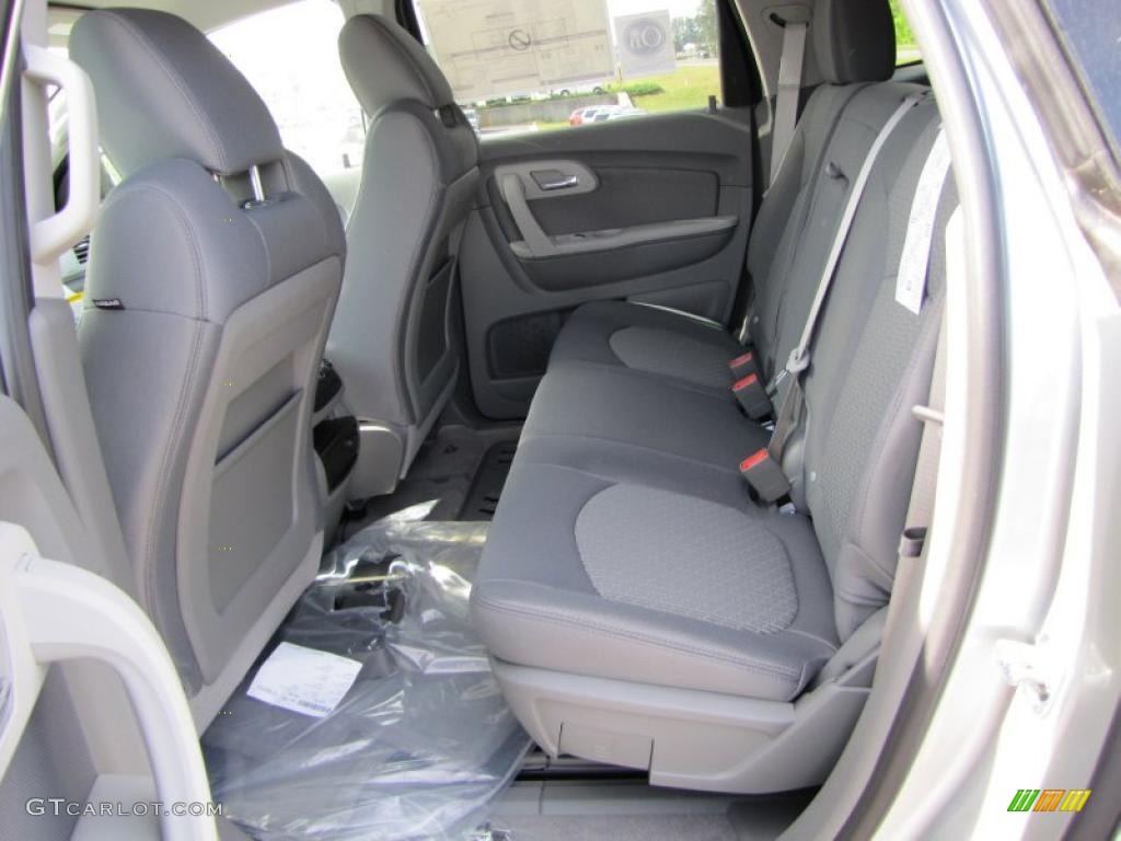 Dark Gray/Light Gray Interior 2011 Chevrolet Traverse LS AWD Photo #48062444
