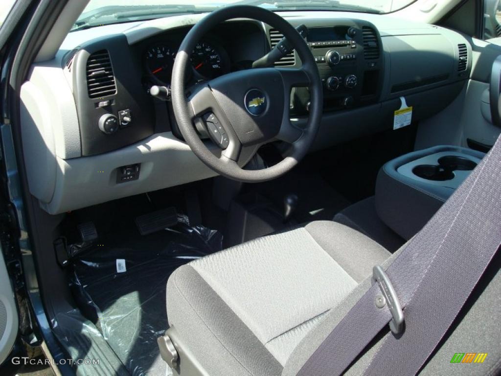 2011 Silverado 1500 Extended Cab 4x4 - Black Granite Metallic / Dark Titanium photo #4