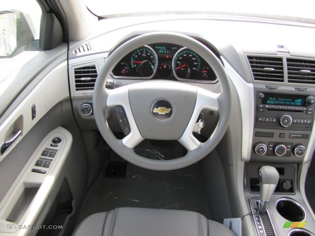 2011 Chevrolet Traverse LS AWD Dark Gray/Light Gray Dashboard Photo #48062507