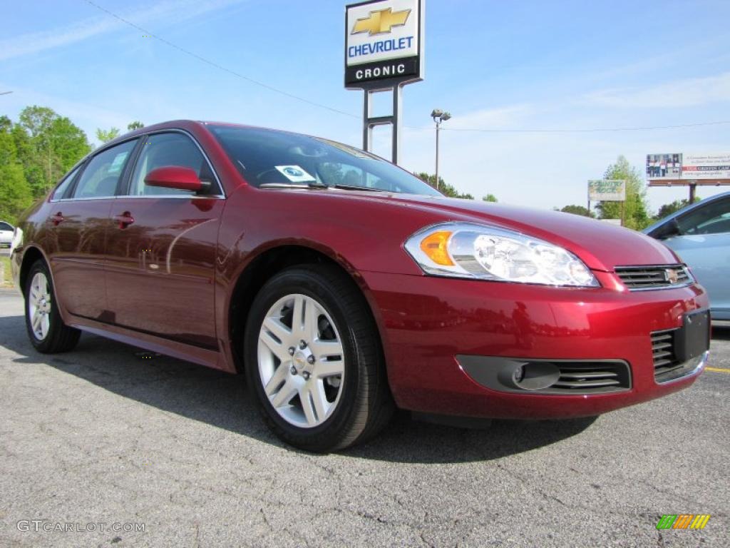 2011 Impala LT - Red Jewel Tintcoat / Gray photo #1