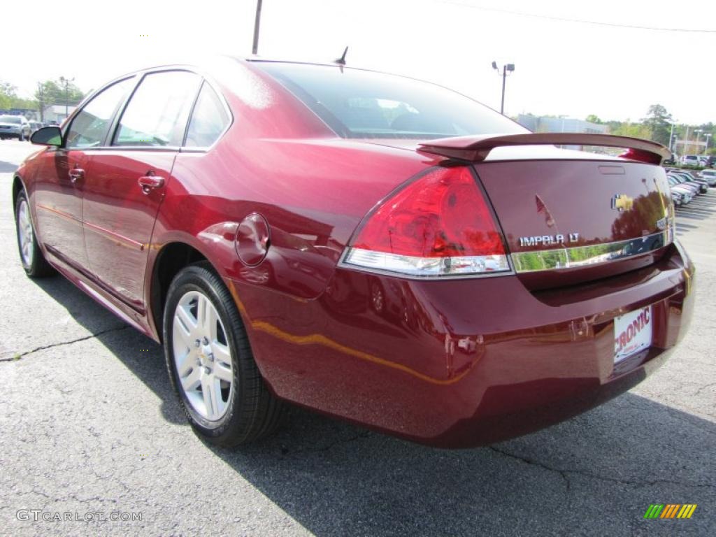 2011 Impala LT - Red Jewel Tintcoat / Gray photo #4