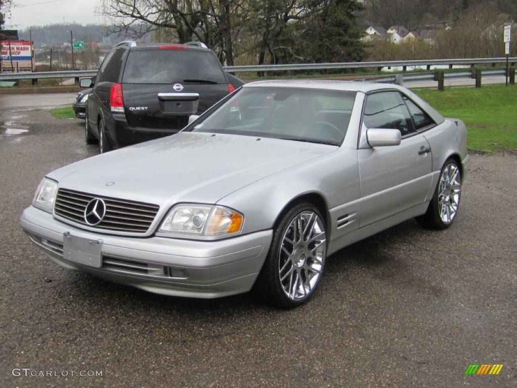 1998 SL 500 Roadster - Brilliant Silver Metallic / Black photo #1