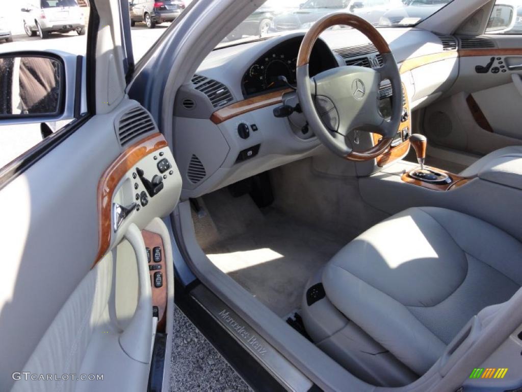 2001 S 430 Sedan - Horizon Blue Metallic / Oyster photo #13