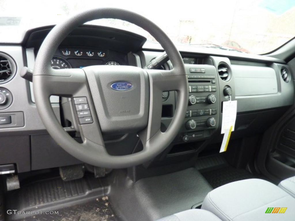 2011 Ford F150 XL Regular Cab 4x4 Steel Gray Dashboard Photo #48064337