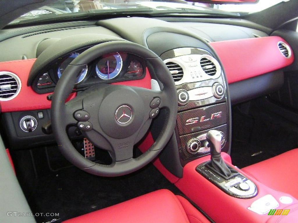 300SL Red Interior 2008 Mercedes-Benz SLR McLaren Roadster Photo #4806504