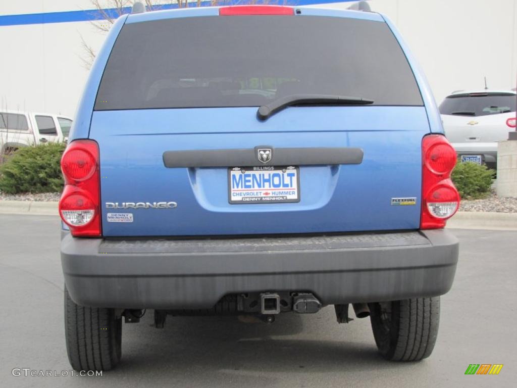 2007 Durango SXT 4x4 - Atlantic Blue Metallic / Dark Slate Gray/Light Slate Gray photo #3