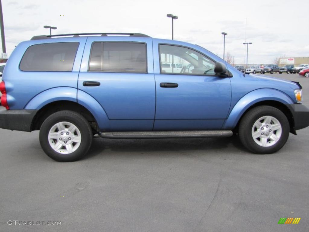 2007 Durango SXT 4x4 - Atlantic Blue Metallic / Dark Slate Gray/Light Slate Gray photo #5