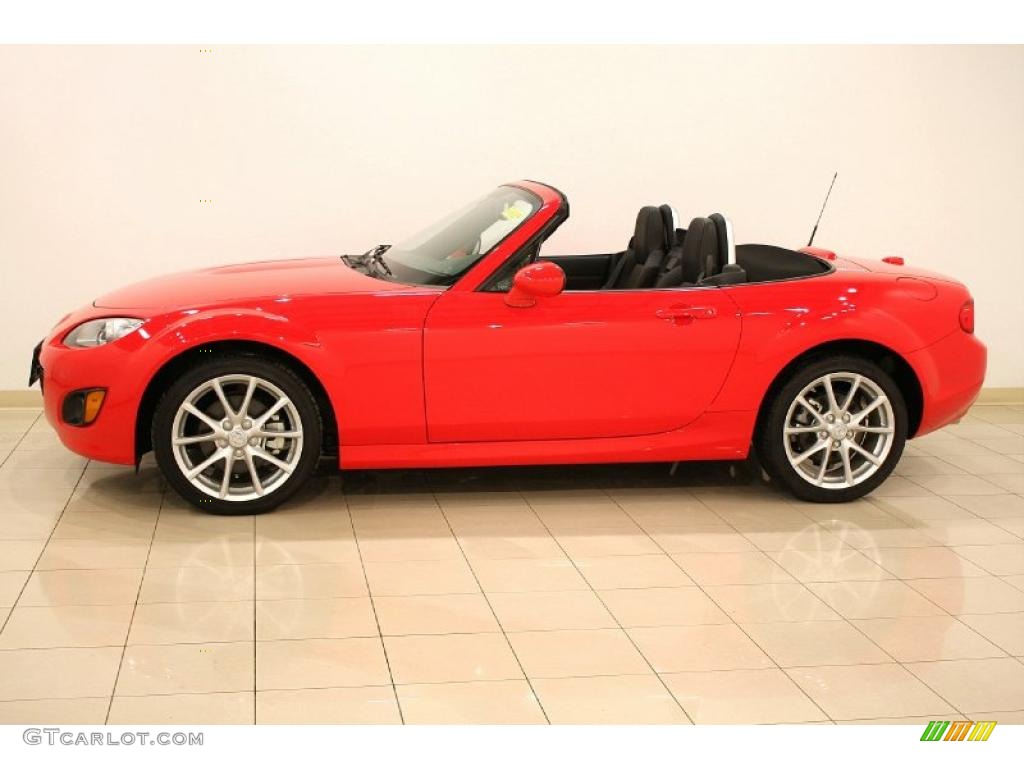 True Red 2010 Mazda MX-5 Miata Grand Touring Roadster Exterior Photo #48065432