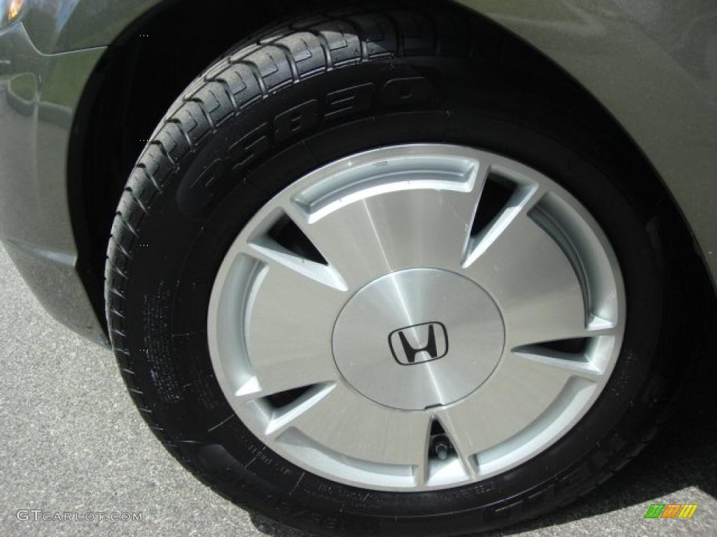2008 Civic Hybrid Sedan - Galaxy Gray Metallic / Gray photo #16