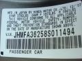 Galaxy Gray Metallic - Civic Hybrid Sedan Photo No. 20