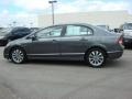 Polished Metal Metallic 2010 Honda Civic EX Sedan Exterior