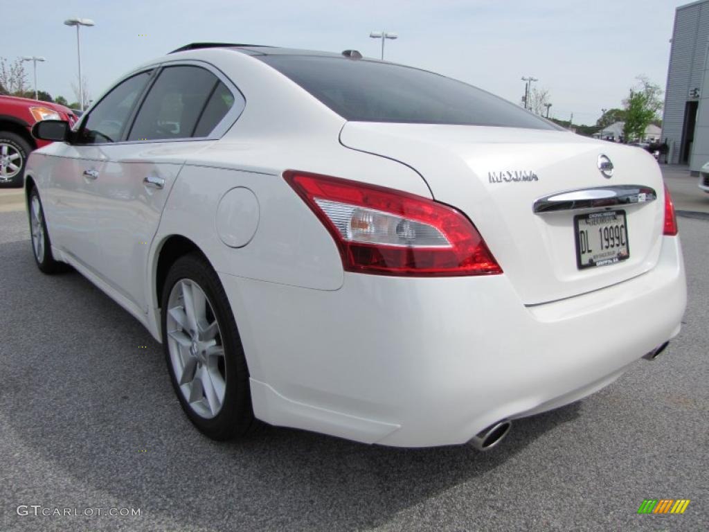 Winter Frost White 2011 Nissan Maxima 3.5 SV Sport Exterior Photo #48066635
