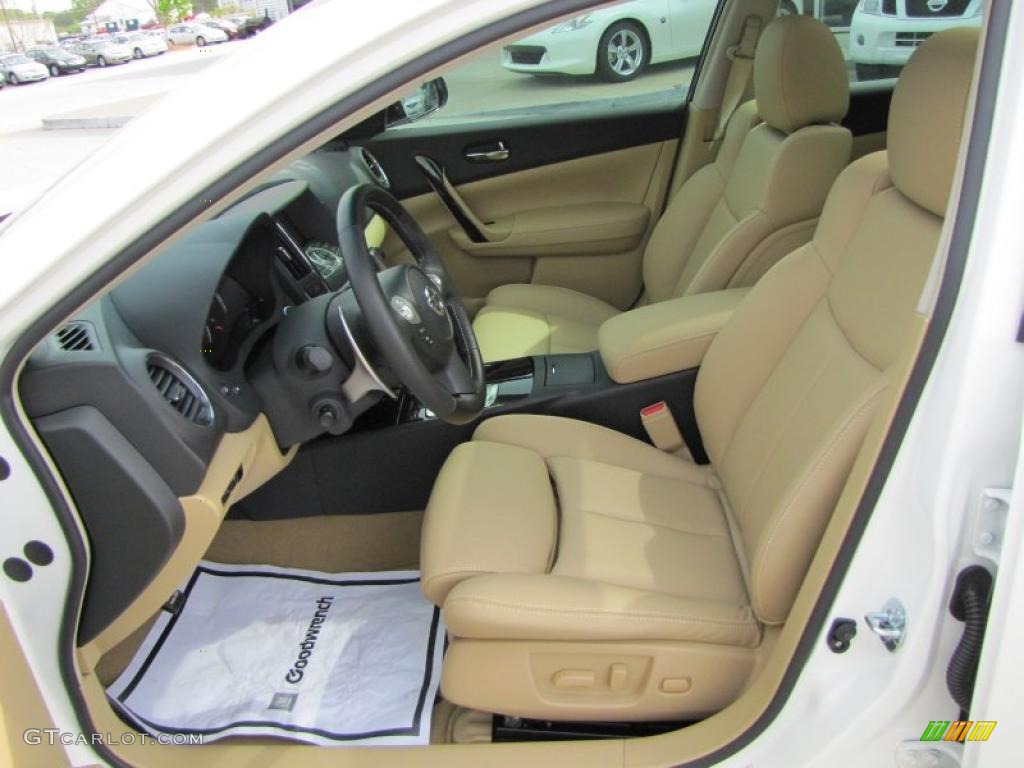 Cafe Latte Interior 2011 Nissan Maxima 3.5 SV Sport Photo #48066770