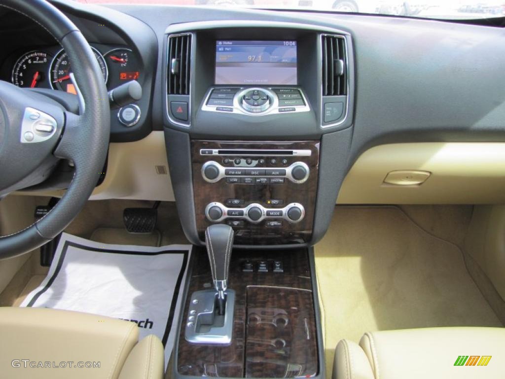 2011 Nissan Maxima 3.5 SV Sport Cafe Latte Dashboard Photo #48066809