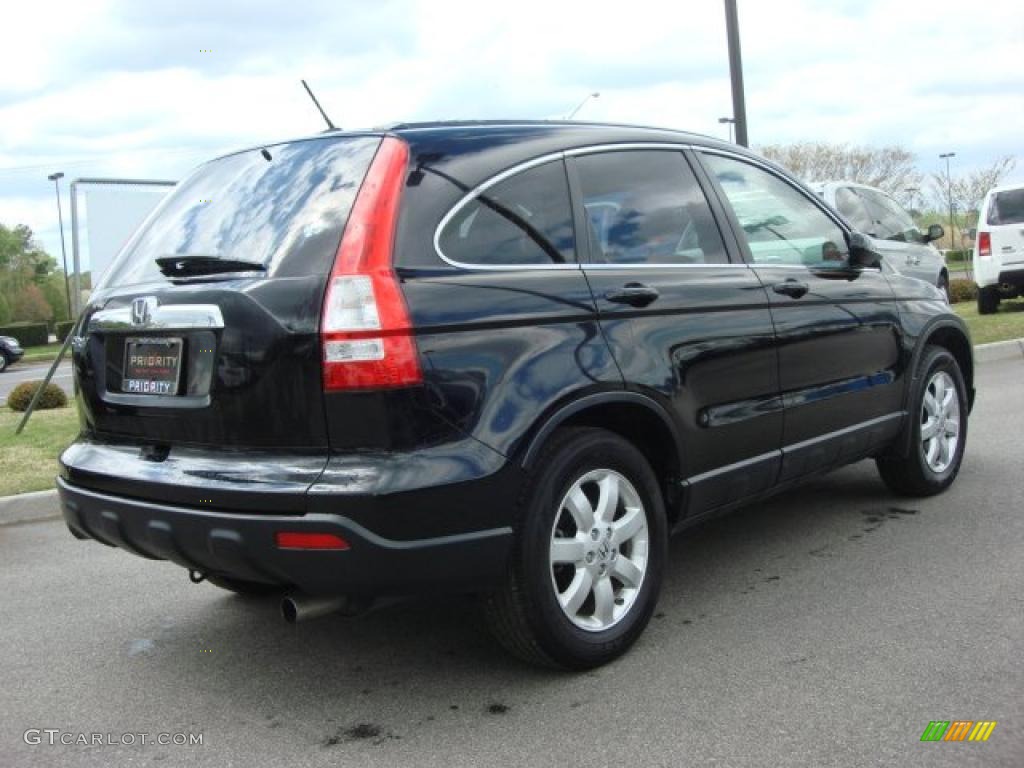 2008 CR-V EX-L 4WD - Nighthawk Black Pearl / Ivory photo #6