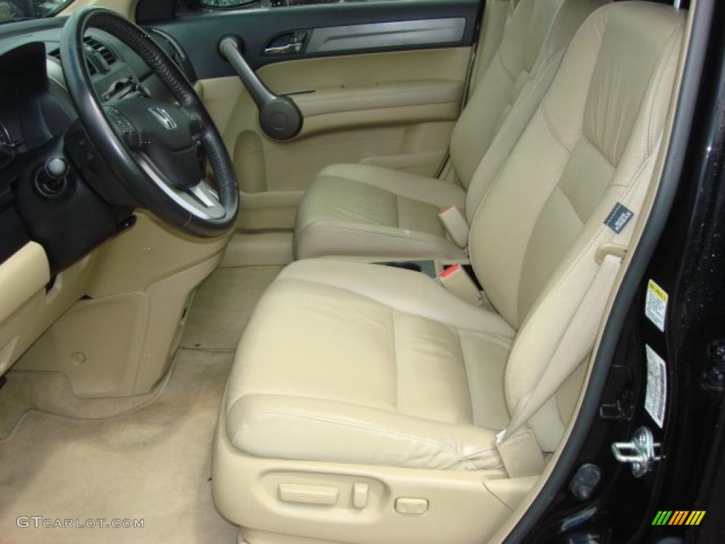 2008 CR-V EX-L 4WD - Nighthawk Black Pearl / Ivory photo #10